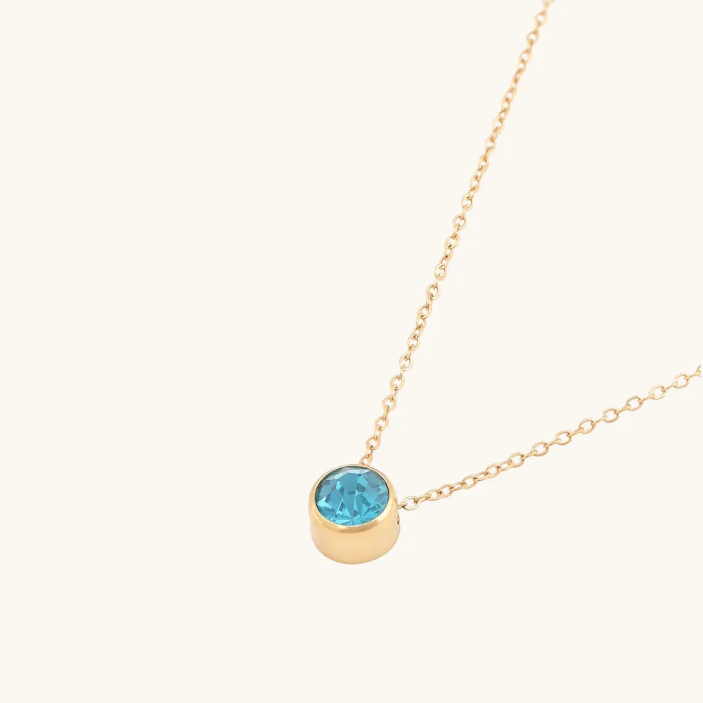 Dainty Birthstone Necklace