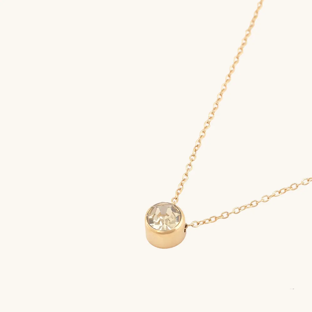 Dainty Birthstone Necklace