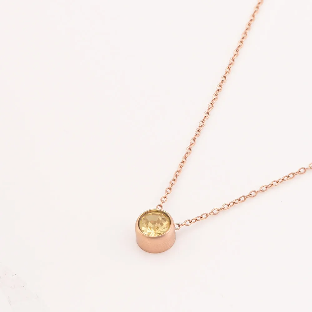 Dainty Birthstone Necklace