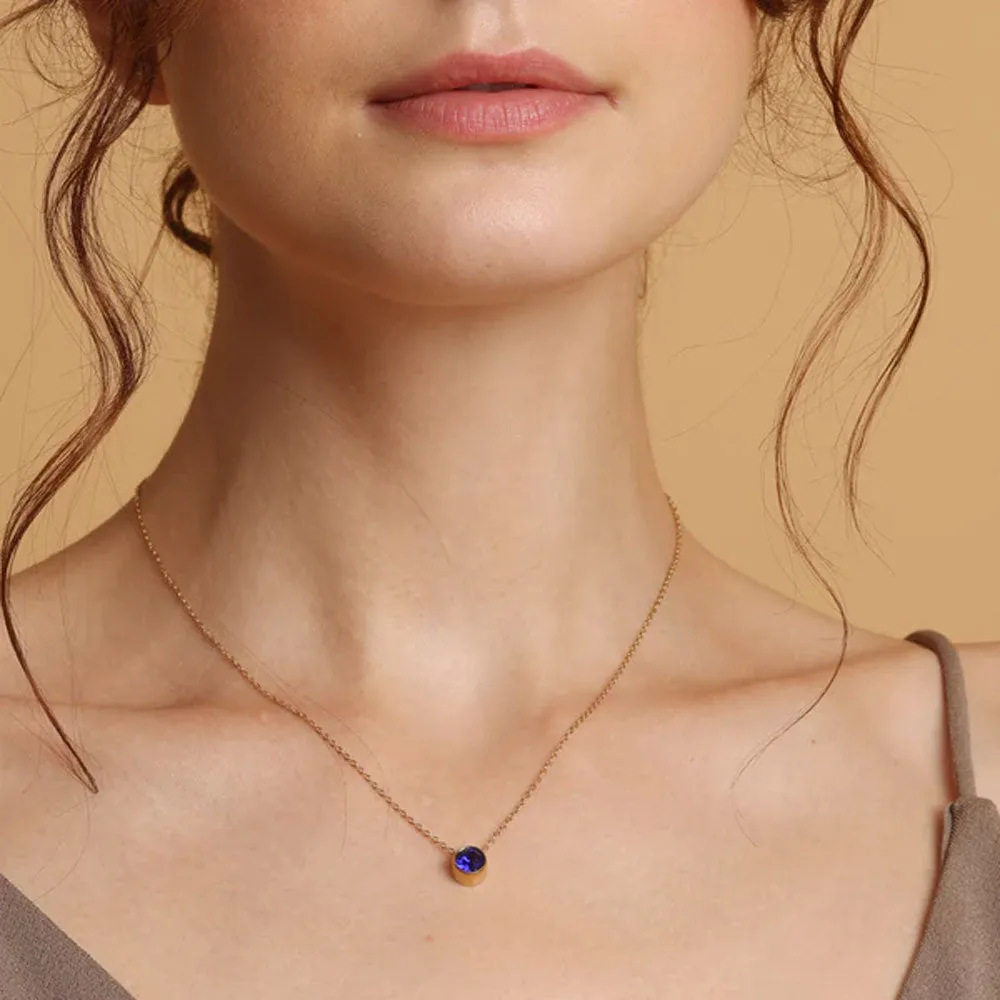 Dainty Birthstone Necklace