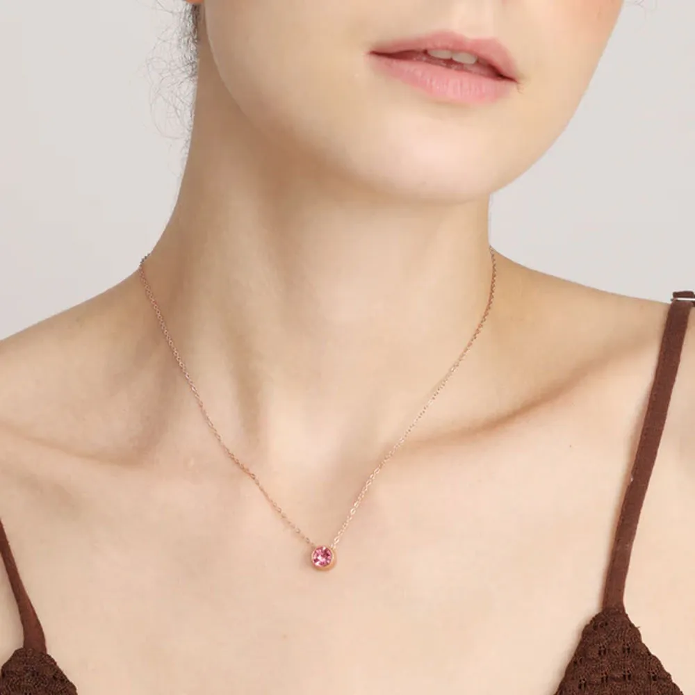 Dainty Birthstone Necklace