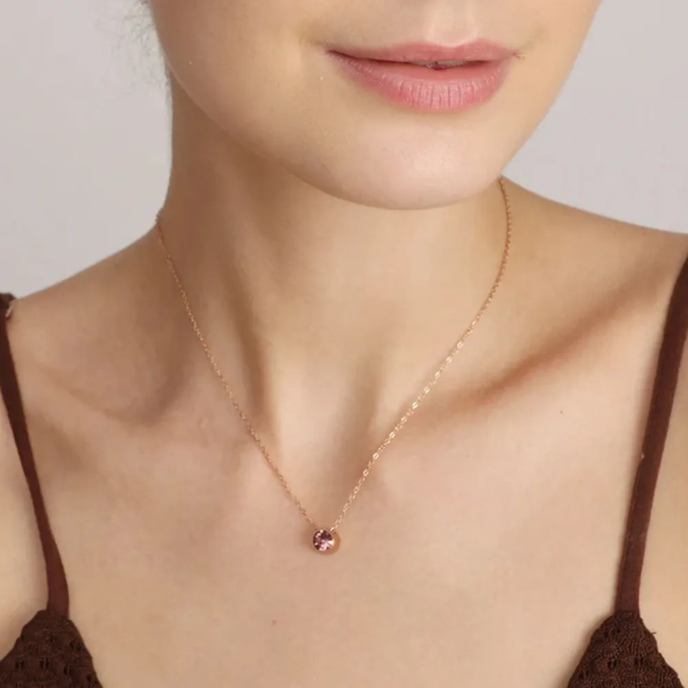 Dainty Birthstone Necklace