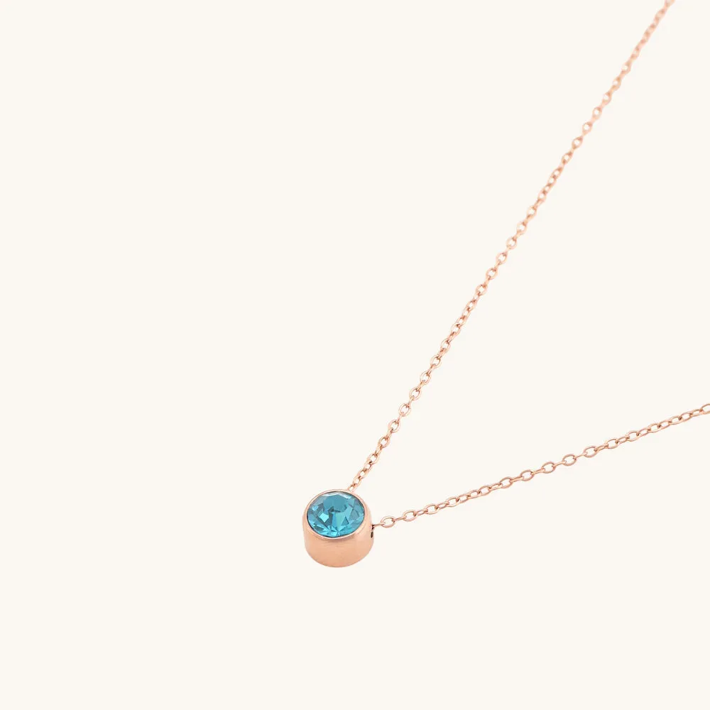 Dainty Birthstone Necklace