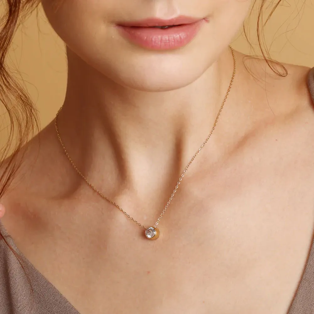 Dainty Birthstone Necklace