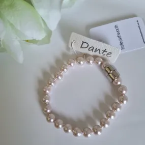 Dante Champagne Pearl Magnetic Bracelet BL23519