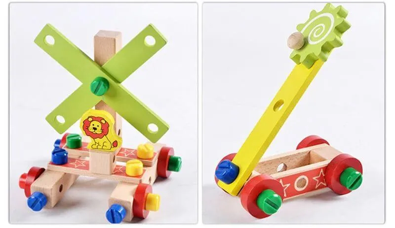 DIY Wooden Assembling Chair Toys