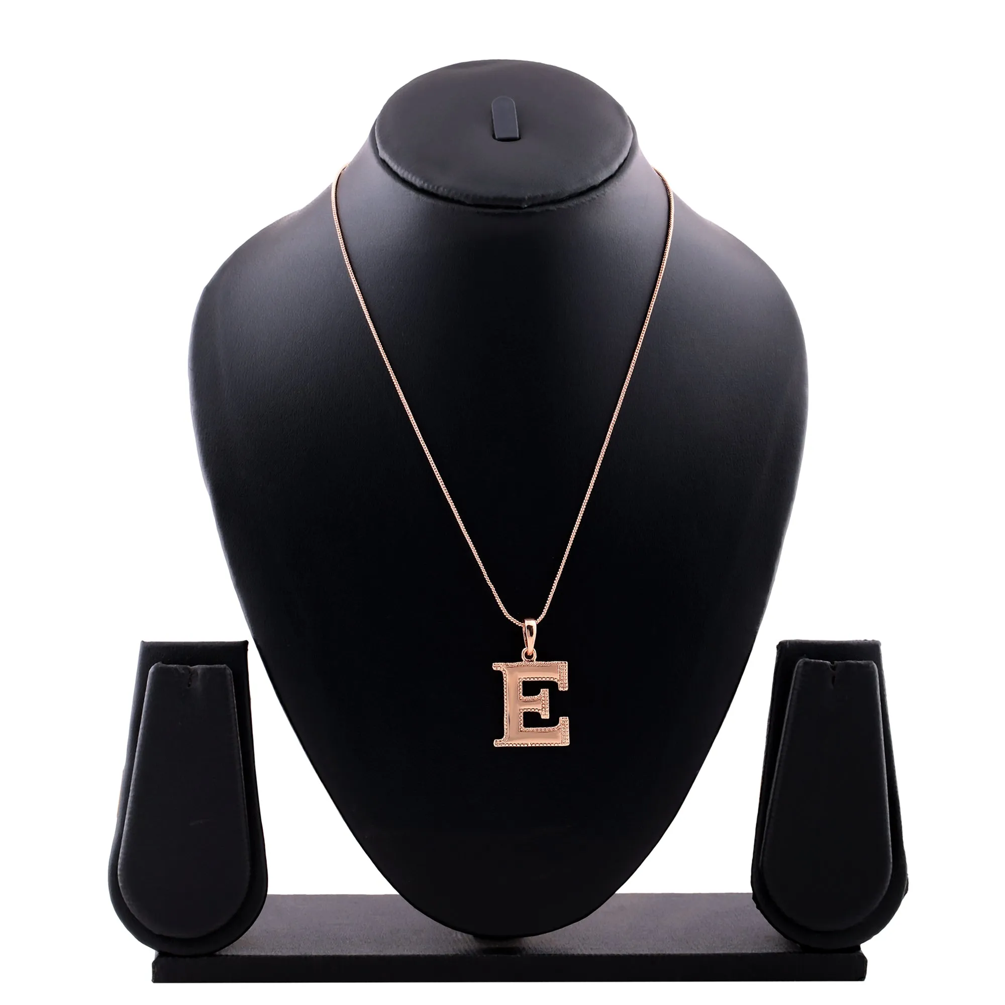 Estele - Charm E Rosegold plated Pendant