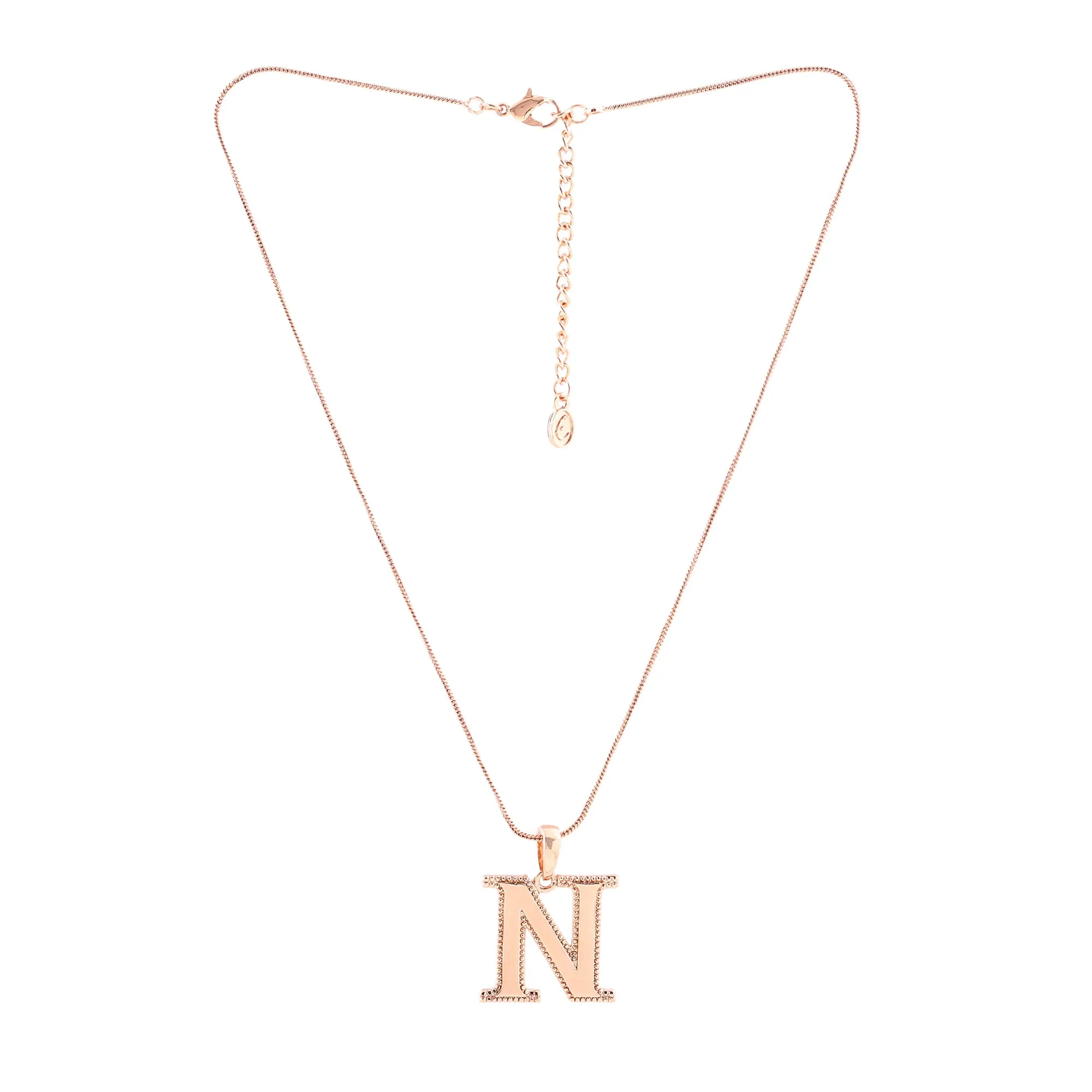 Estele - Charm "N" Rosegold plated Pendant