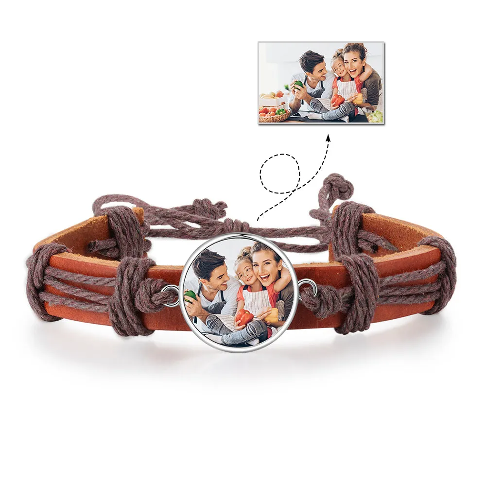 Family Photo Charm Bracelet For Mom- Best Mother's Day Gift- Gift For Mom