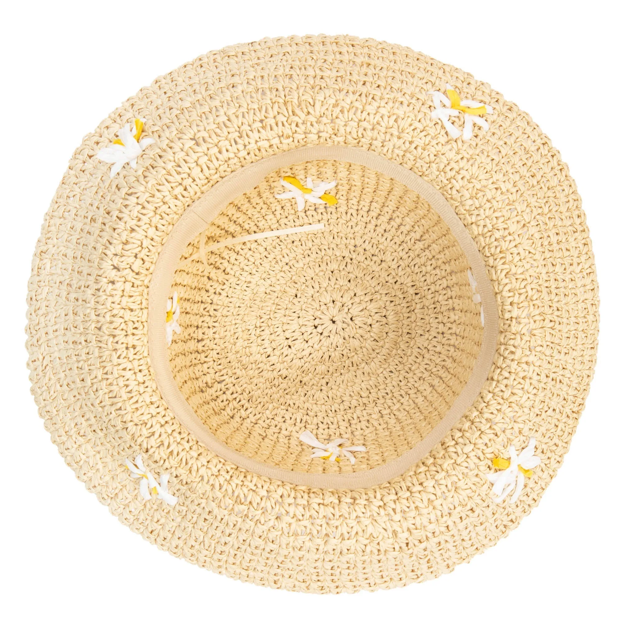 Fresh as a Daisy - Crochet Bucket Hat with Embroidery