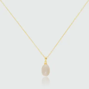 Gloucester White Freshwater Pearl & Gold Vermeil Pendant