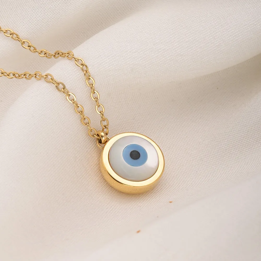 Gold Evil-Eye Necklace