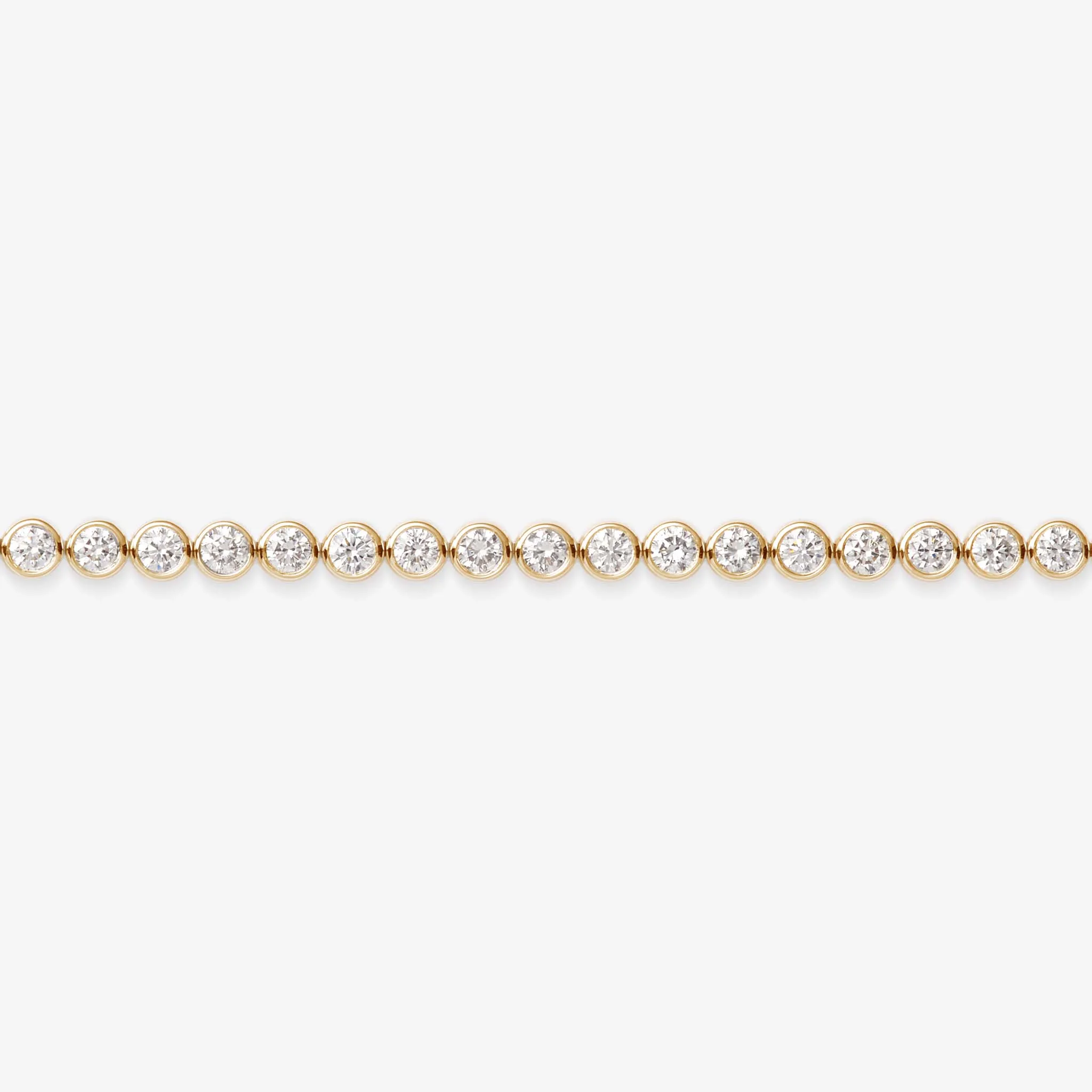 Half Diamond Tennis Bracelet 14k Yellow Gold (1.8 ct tw)