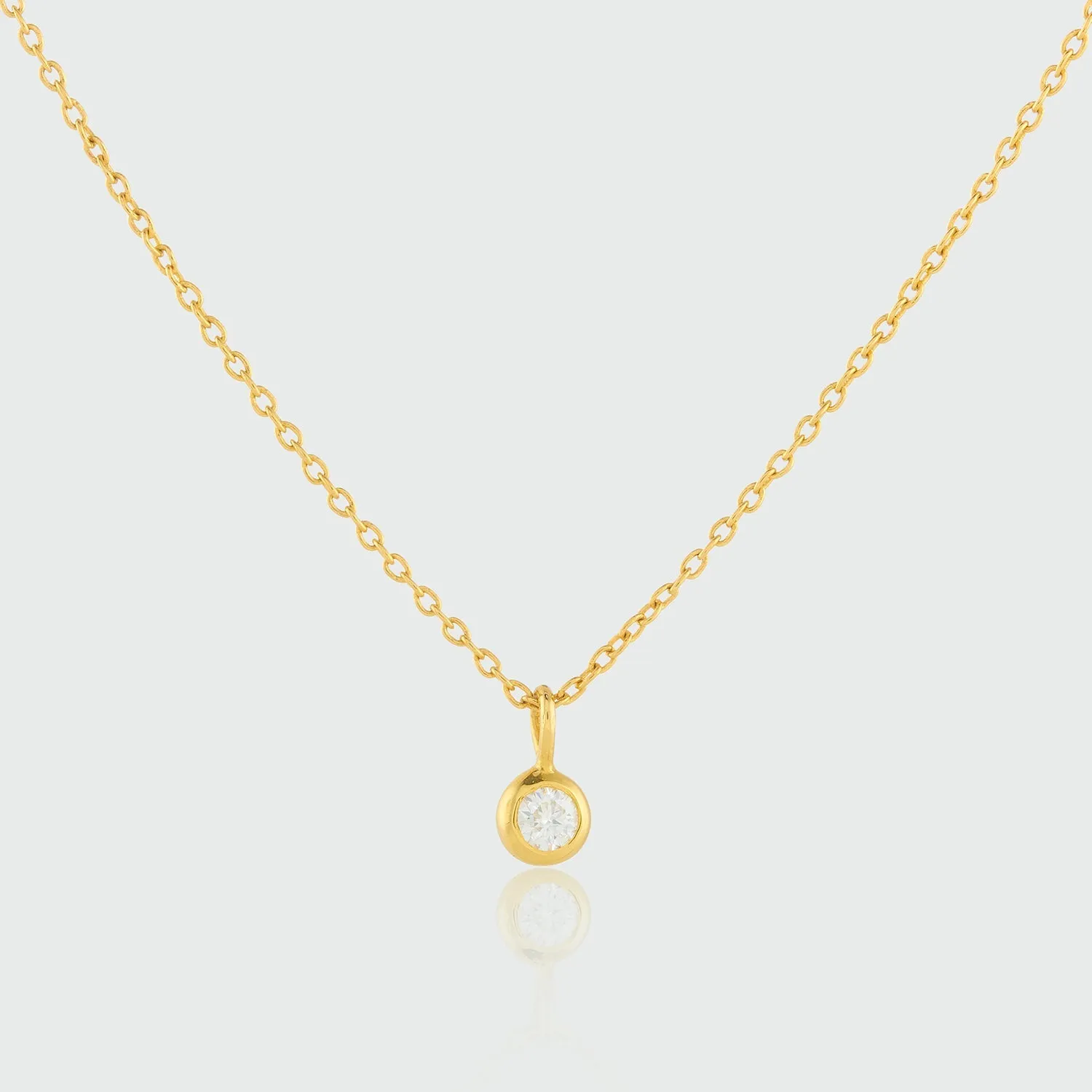 Hampton Moissanite & Gold Vermeil Necklace