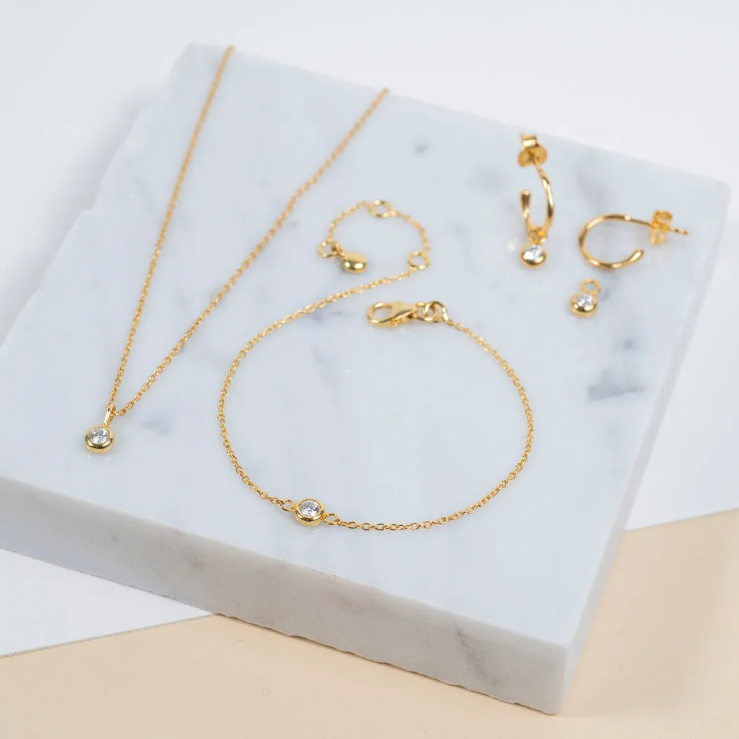 Hampton Moissanite & Gold Vermeil Necklace