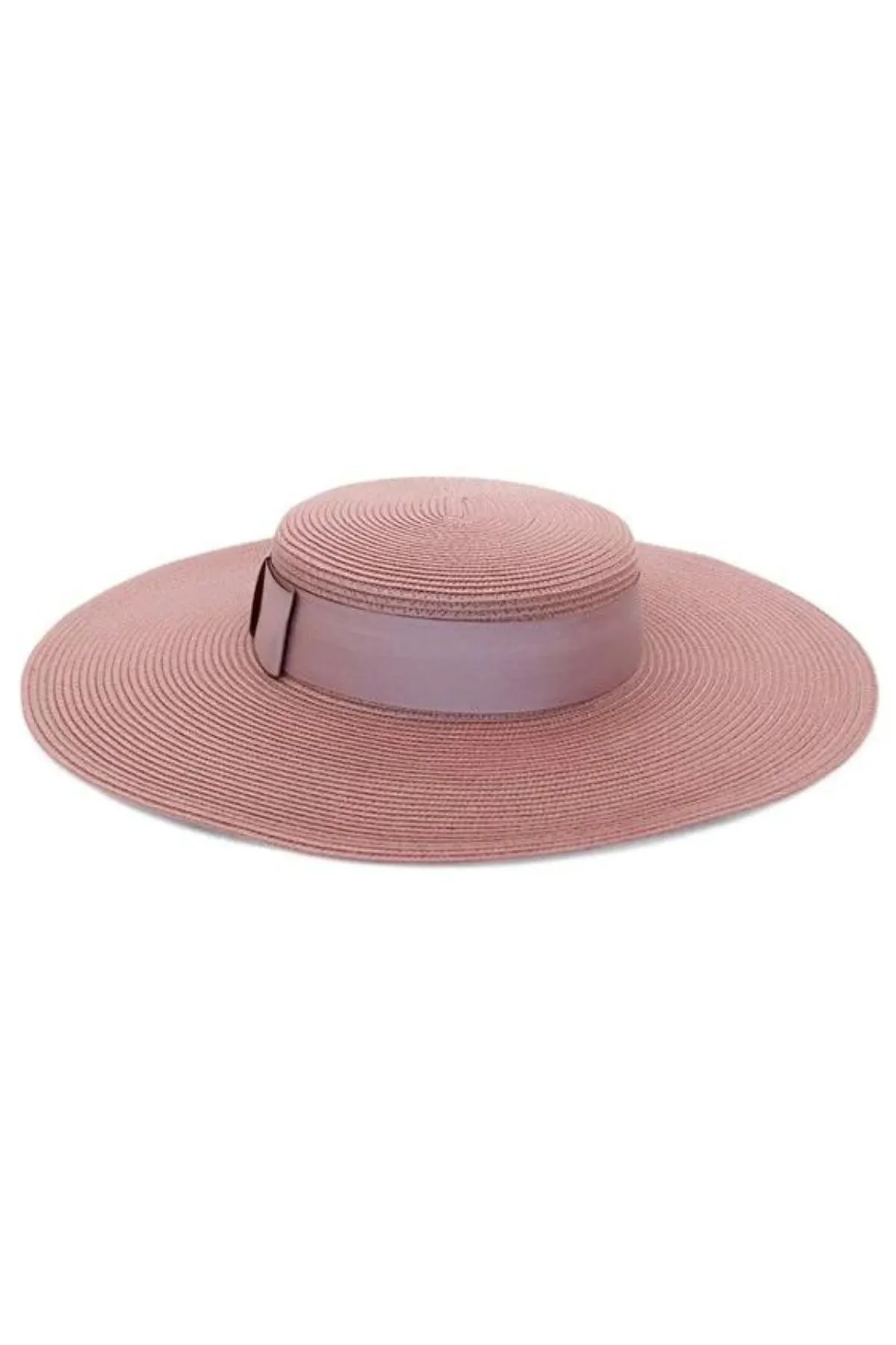 Hire MORGAN & TAYLOR Macy Boater Hat (Blush Pink)