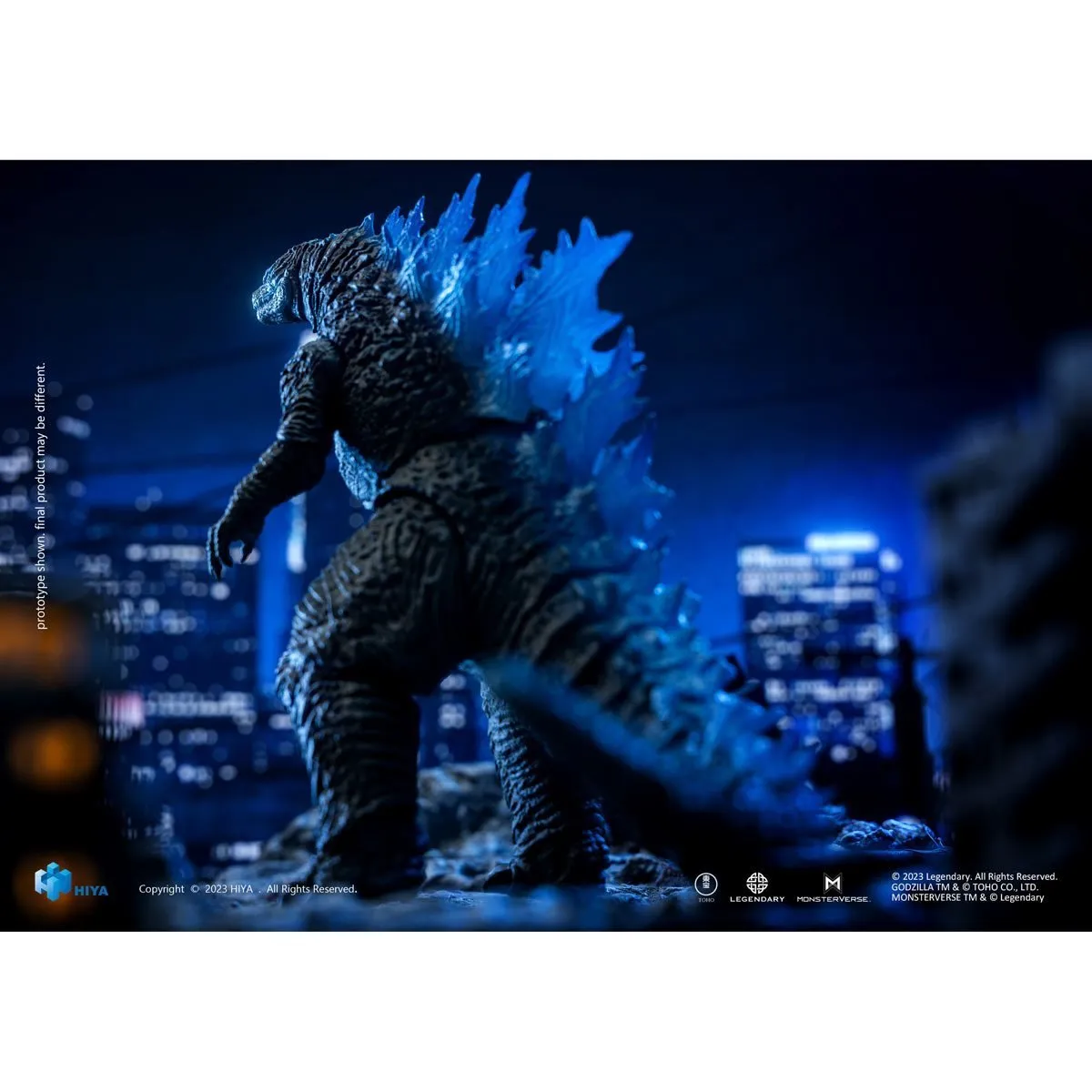 Hiya Toys Exquisite Basic Series Godzilla vs. Kong Heat Ray Godzilla (Translucent Version)