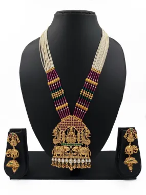 Indian Goddess Lakshmi Temple Jewellery Designs For Ladies By Gehna Shop