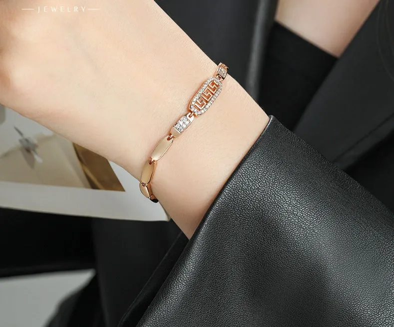 Jewelry simple retro style trendy temperament hand jewelry bracelet whitening