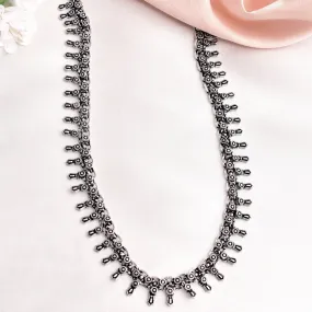 Kolhapuri Silver Oxidized Necklace