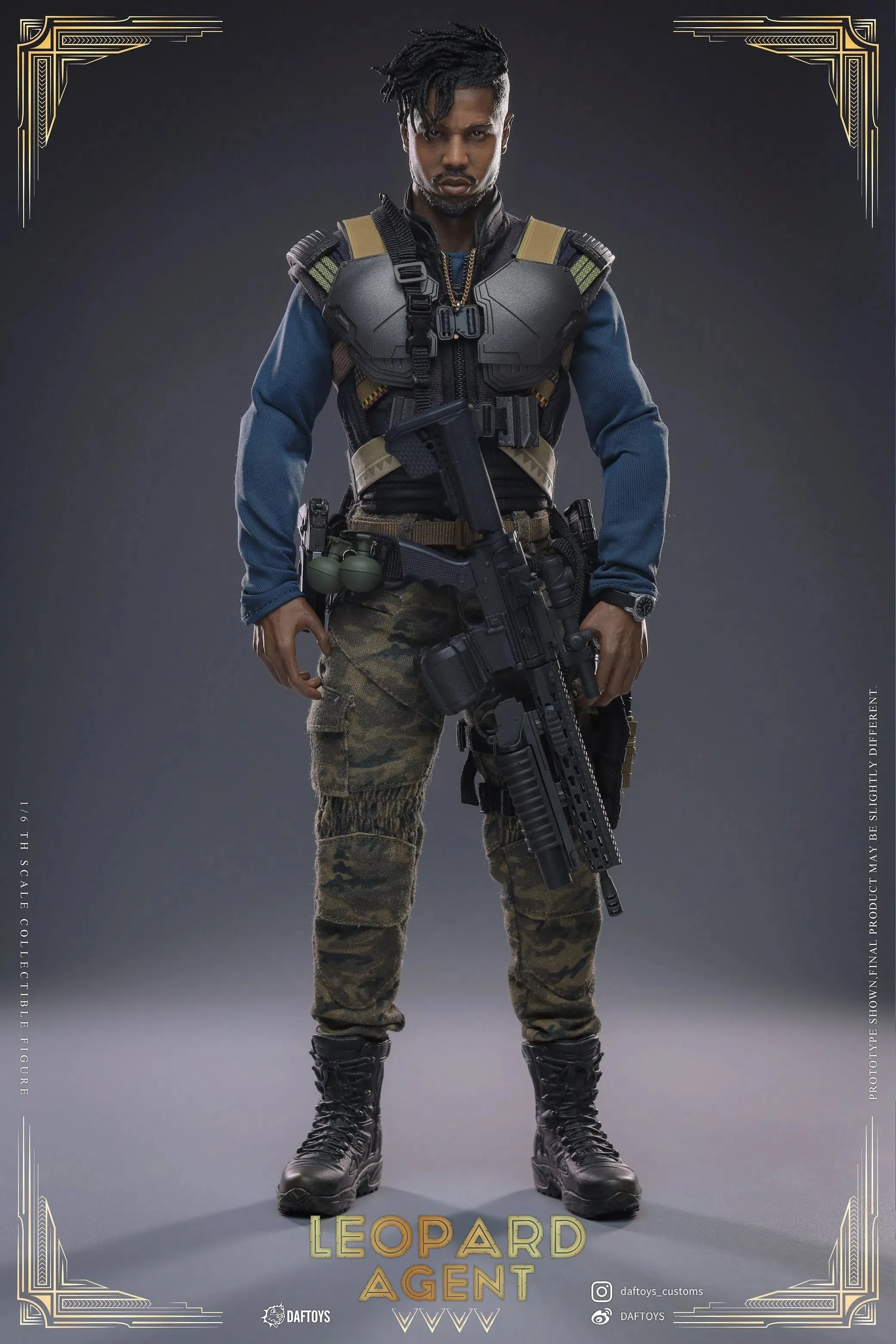 Leopard Agent: F018: Daftoys Figure