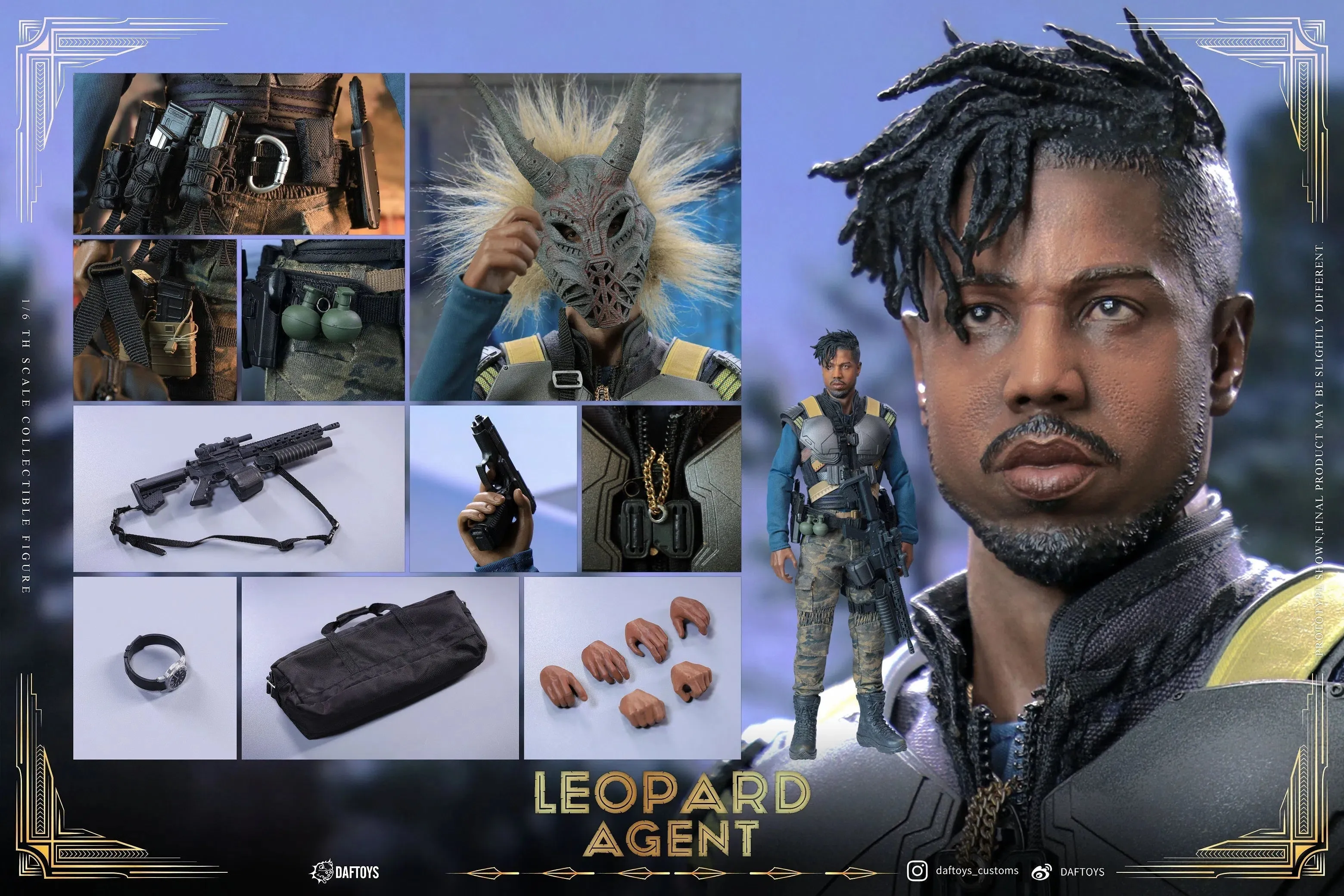 Leopard Agent: F018: Daftoys Figure