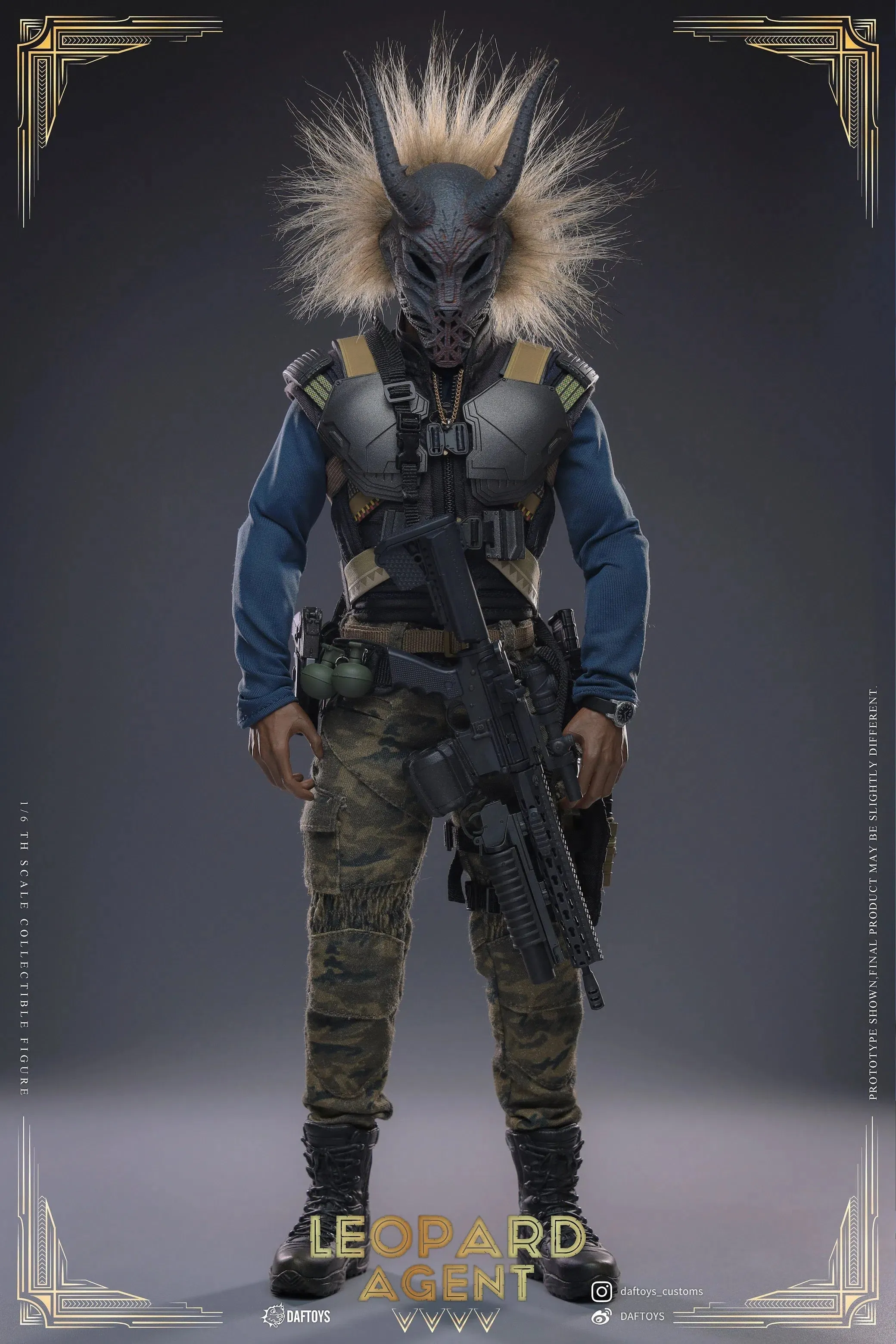 Leopard Agent: F018: Daftoys Figure