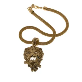 Lion Pendant Collar Necklace