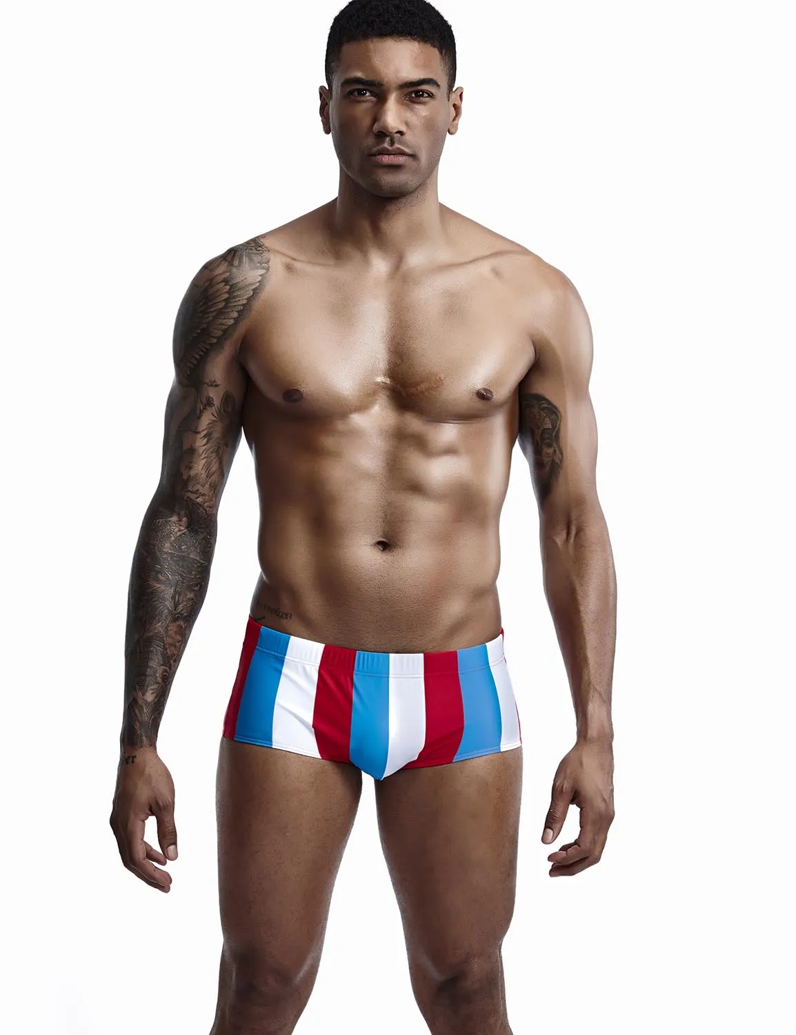 Low Rise Boxer Brief Stripe Swimwear 90807