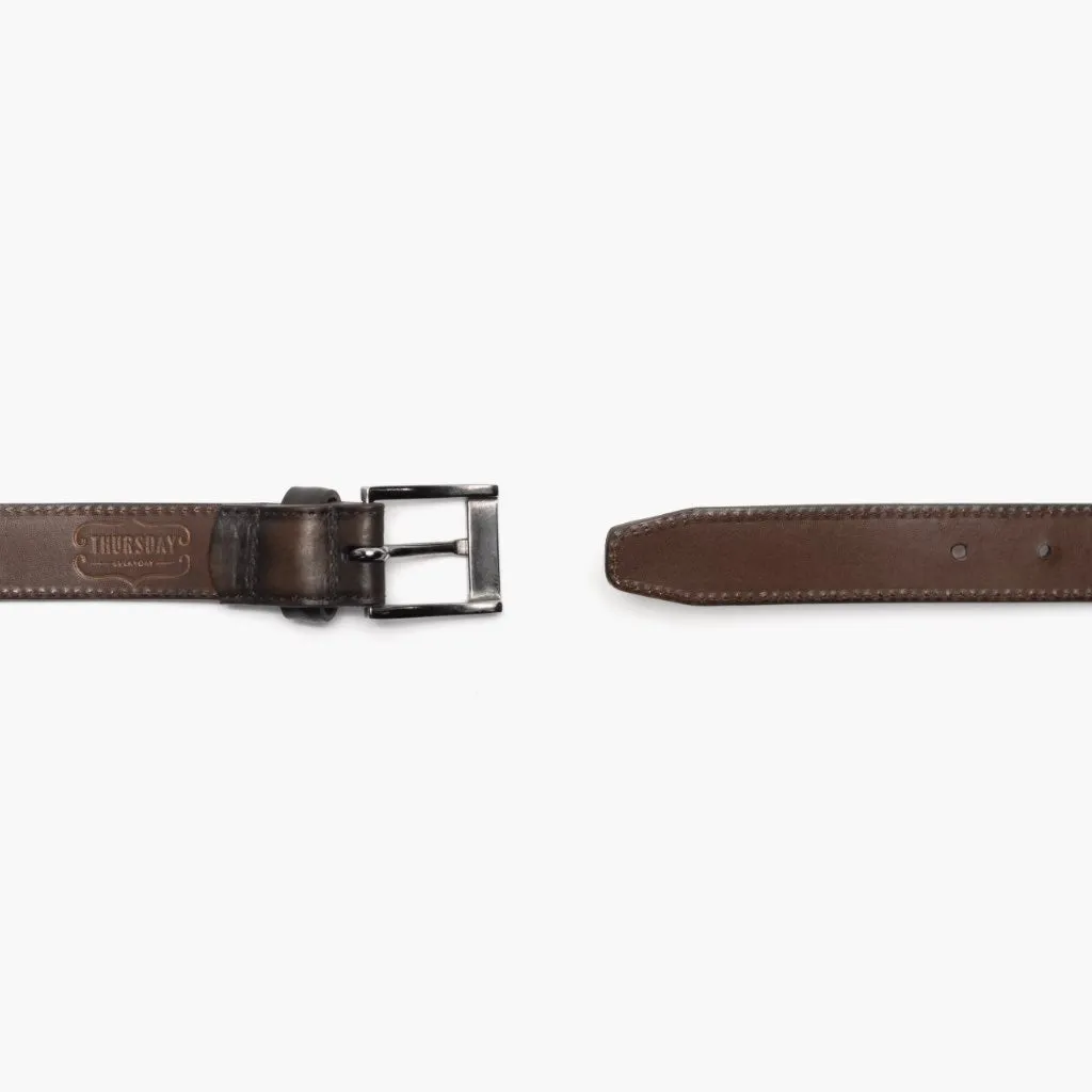 Men's Classic Leather Belt | Black Coffee