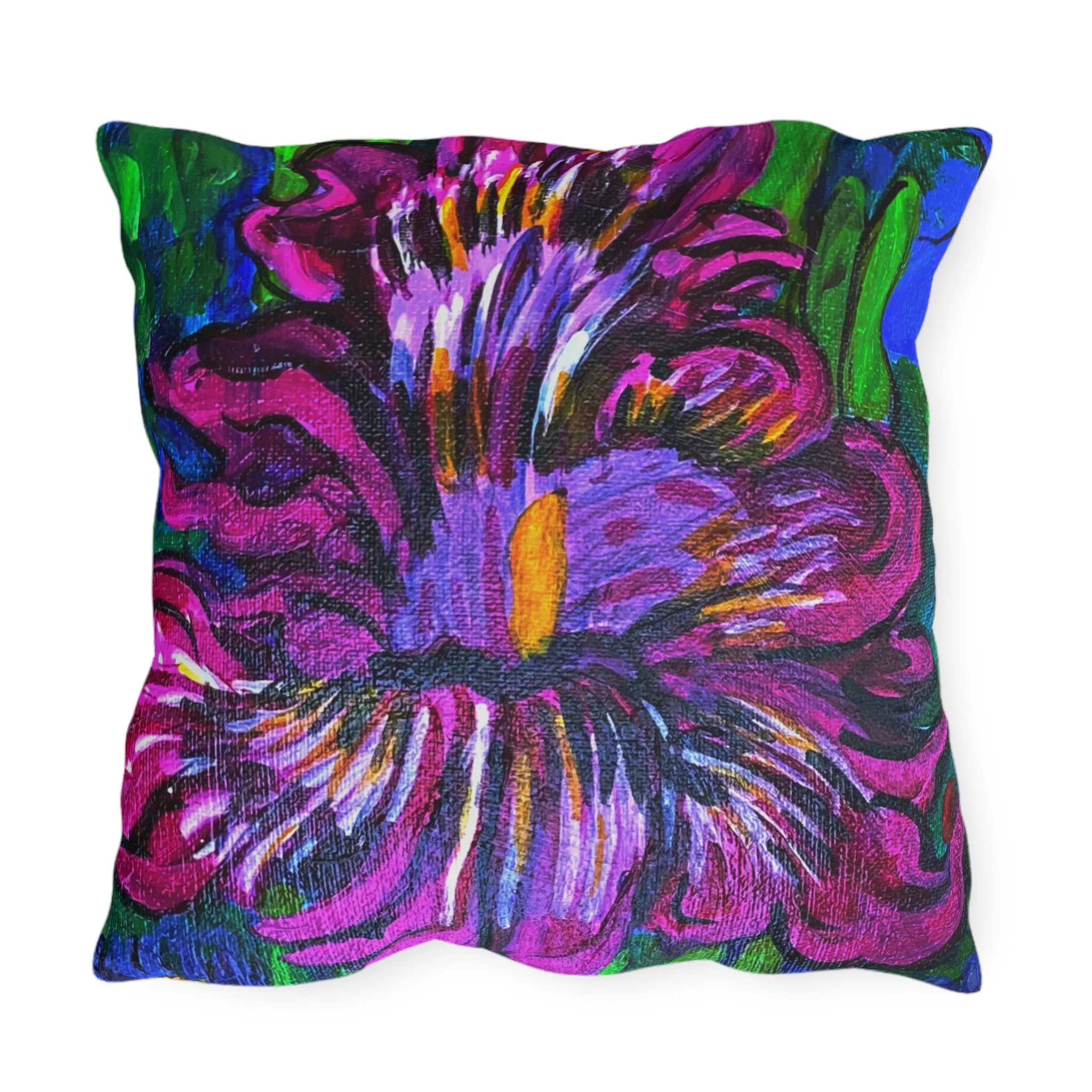 Outdoor Pillows - Purple Riot