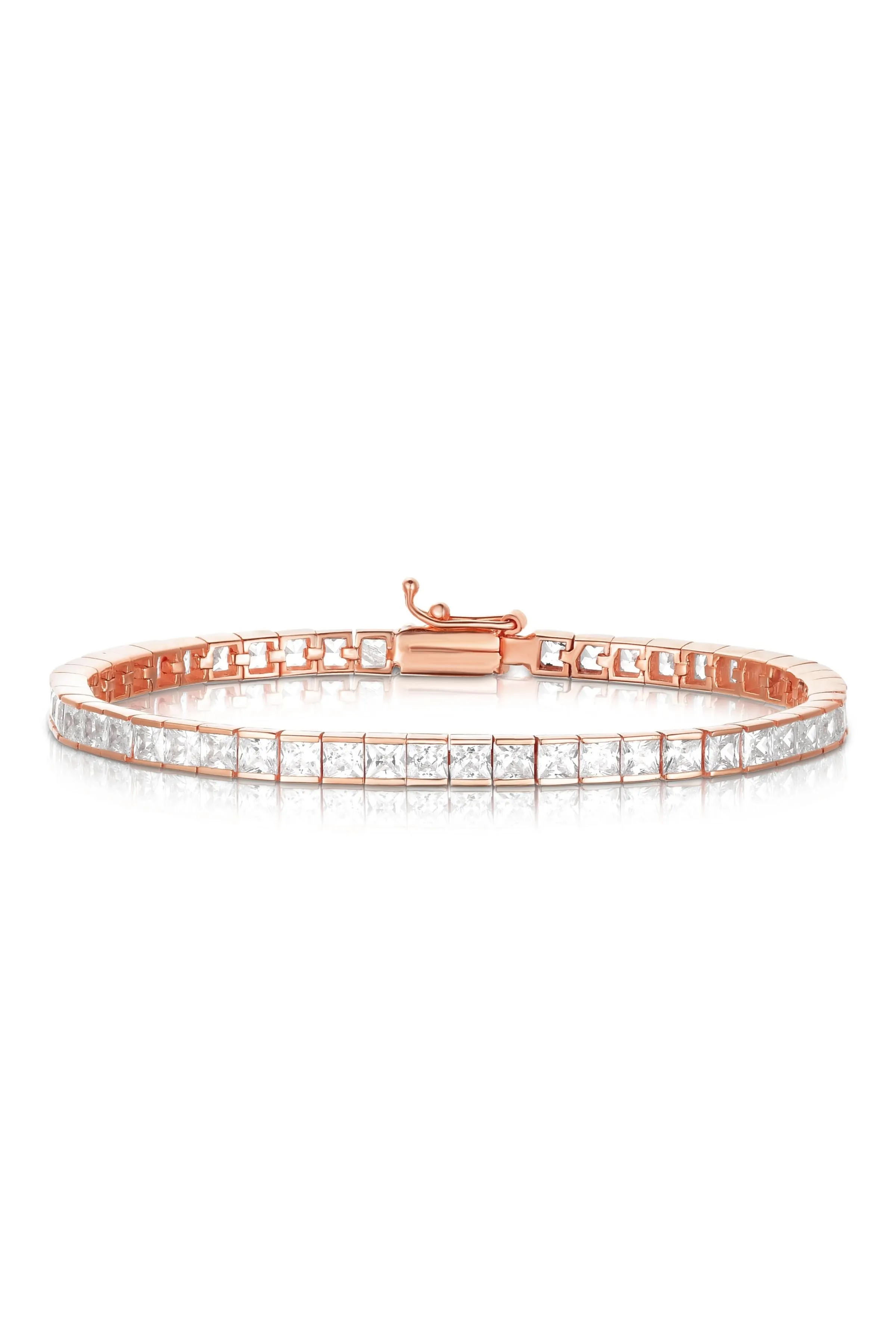 Princess Cut Tennis Bracelet