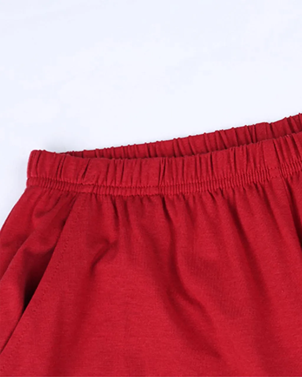 Red Bamboo and Organic Cotton Button Womens Pyjamas