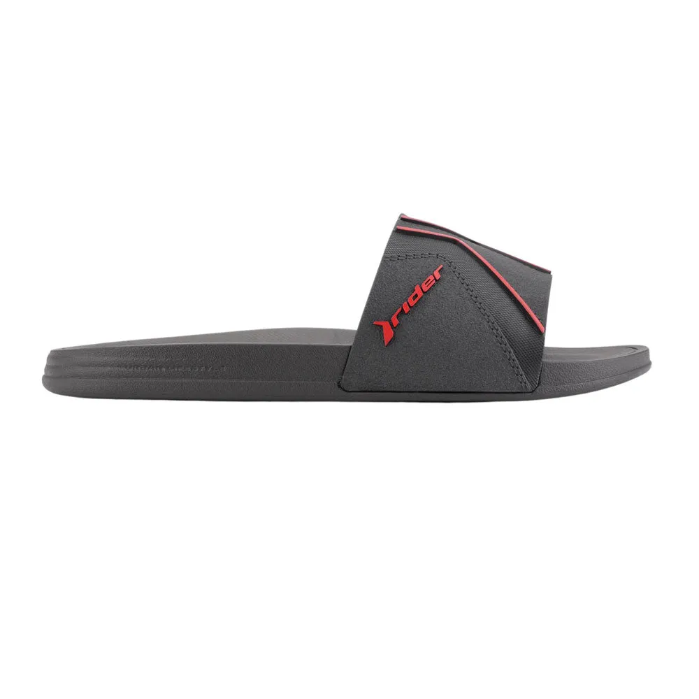 Sandalia Rider para Hombre Free Slide Ad Negro/Rojo