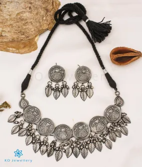 The Bhagat Silver Choker Necklace Set