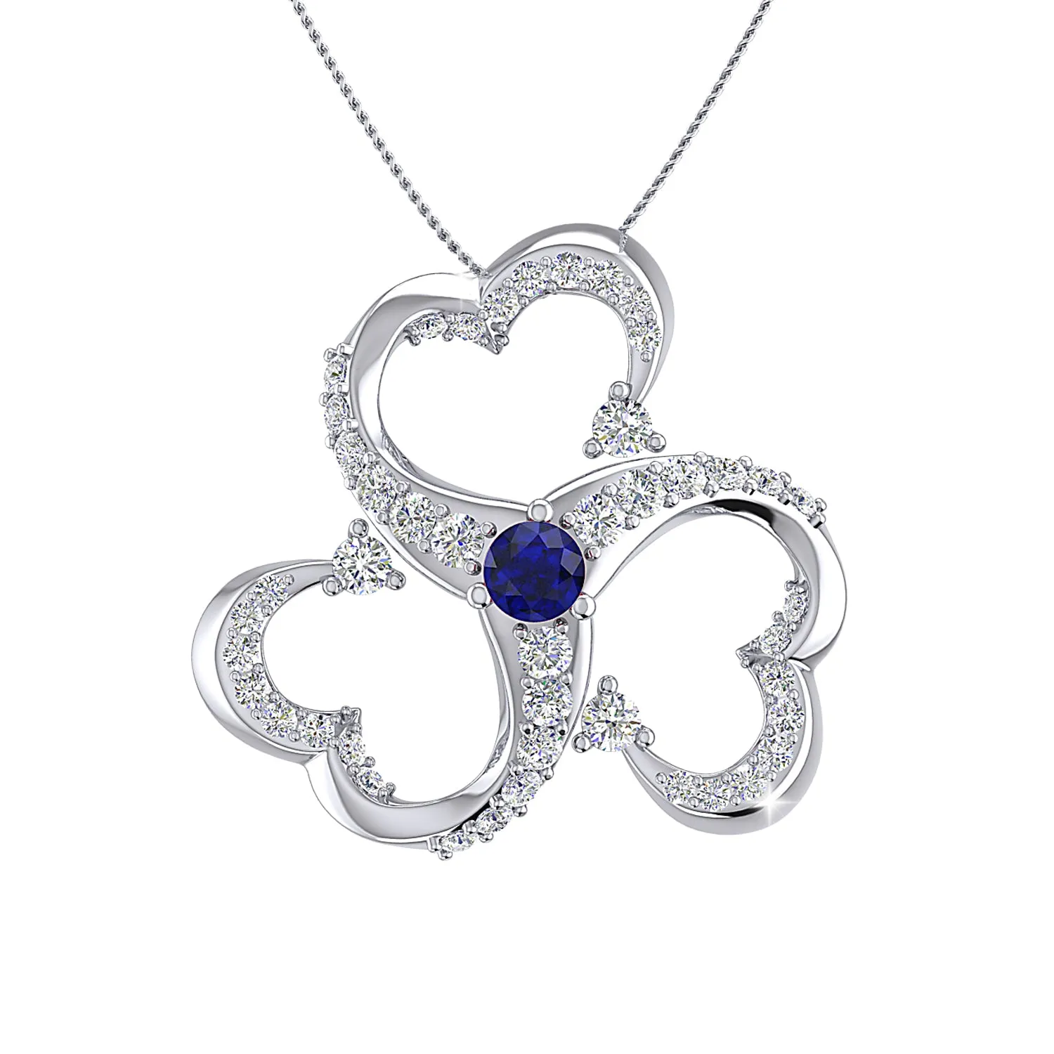 THE BLUE LOVE PENDANT