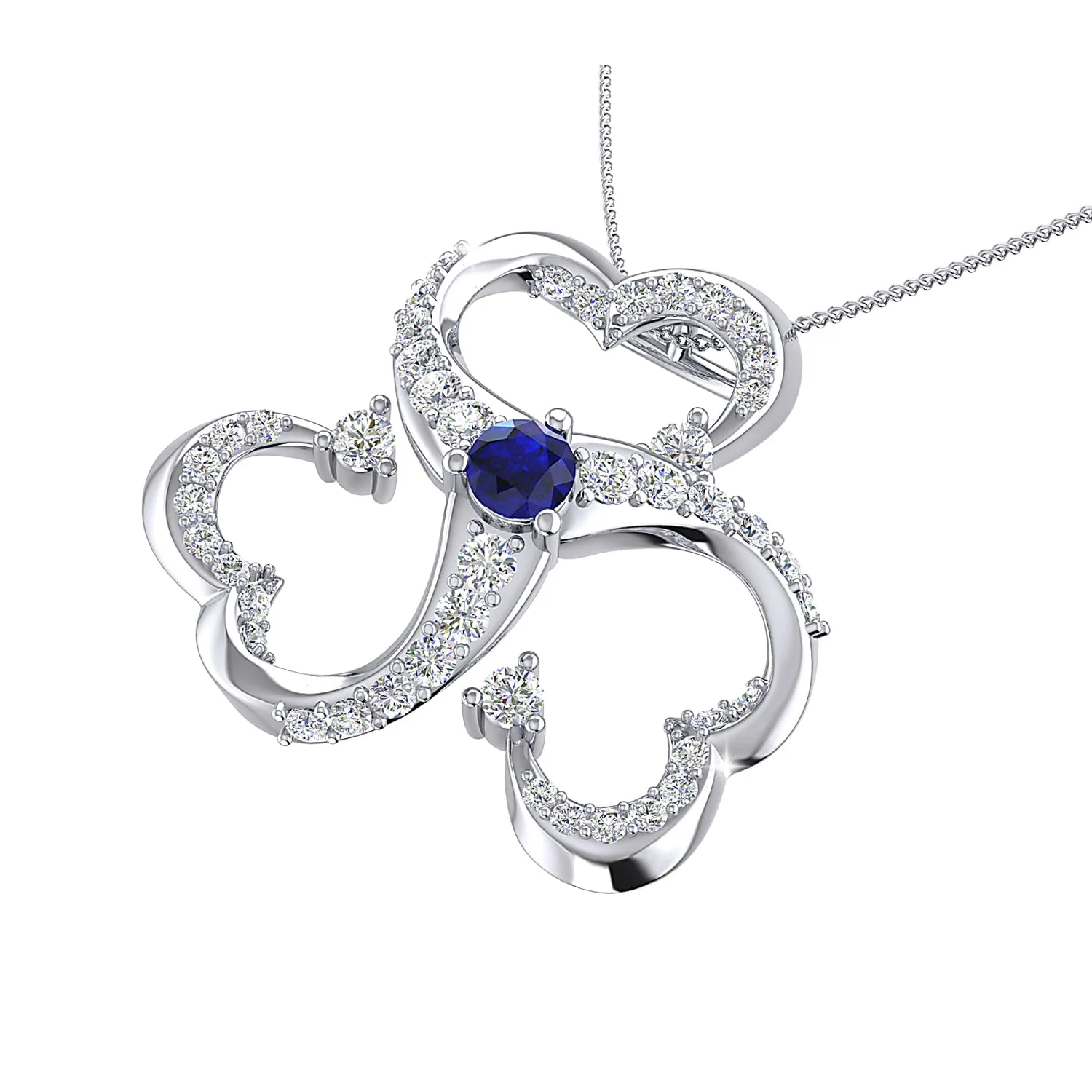 THE BLUE LOVE PENDANT