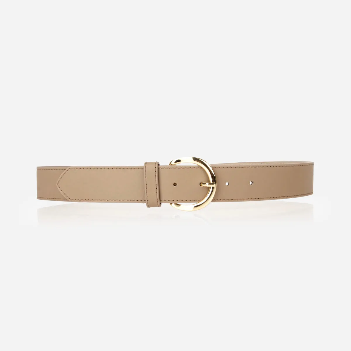 The Complement Belt Gold Biscotti