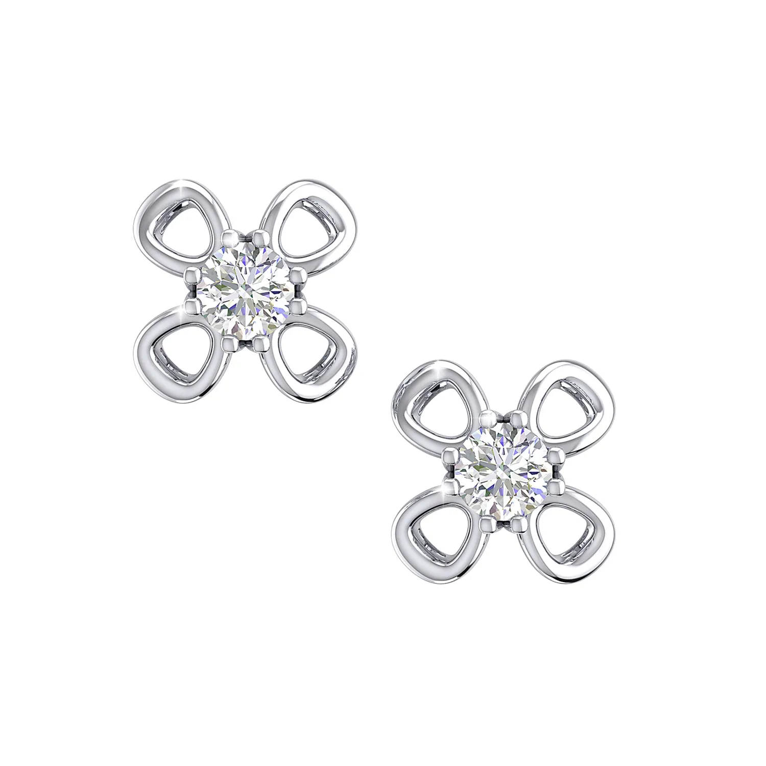 THE FOUR LEAF CLOVER STUDS