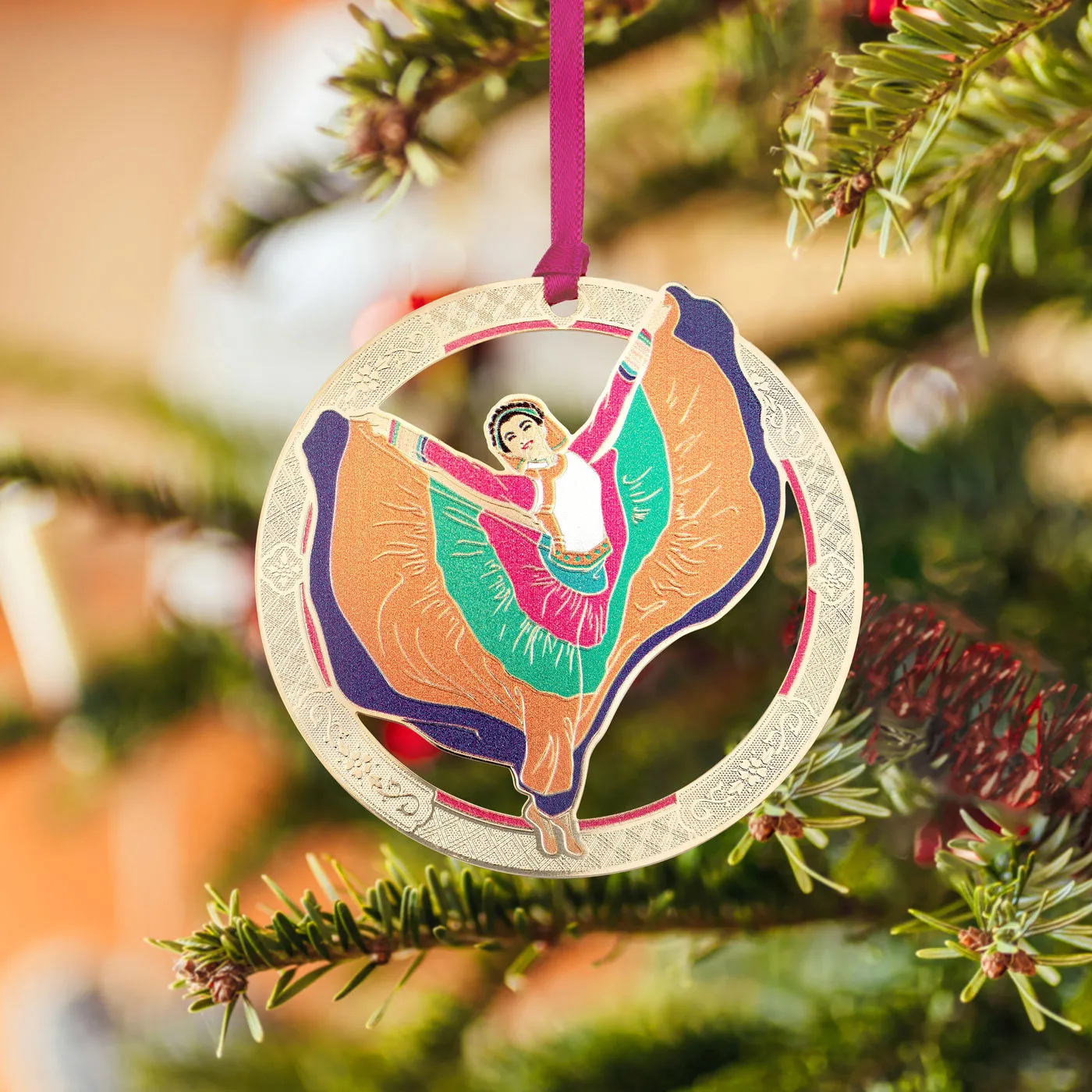 The Yi Ethnic Dance Ornament