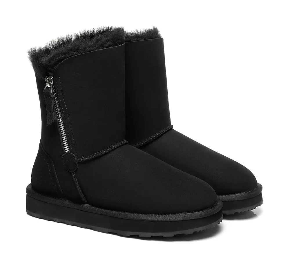 Urban UGG® UGG Boots Women Sheepskin Wool Zipper Short Zipporah