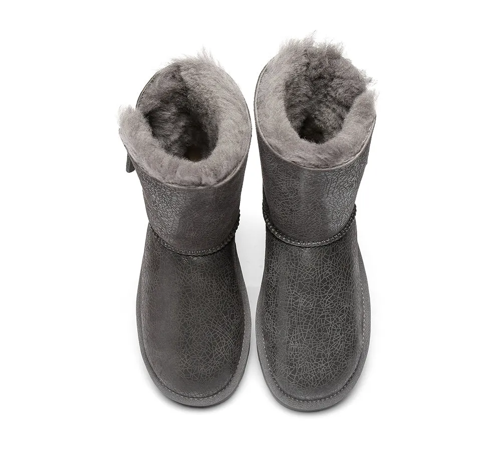 Urban UGG® UGG Boots Women Sheepskin Wool Zipper Short Zipporah